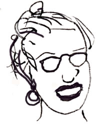 Kate Hodgson drawn portrait